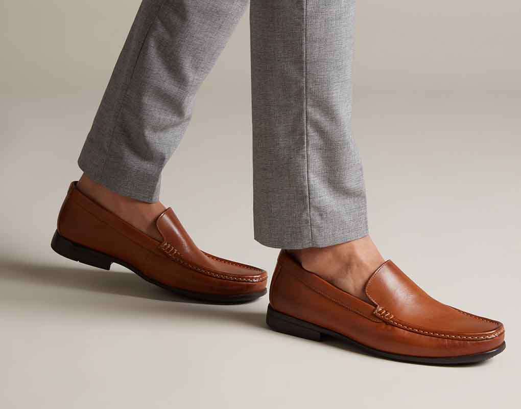 Clarks Men Formal Loafer leather Shoes 