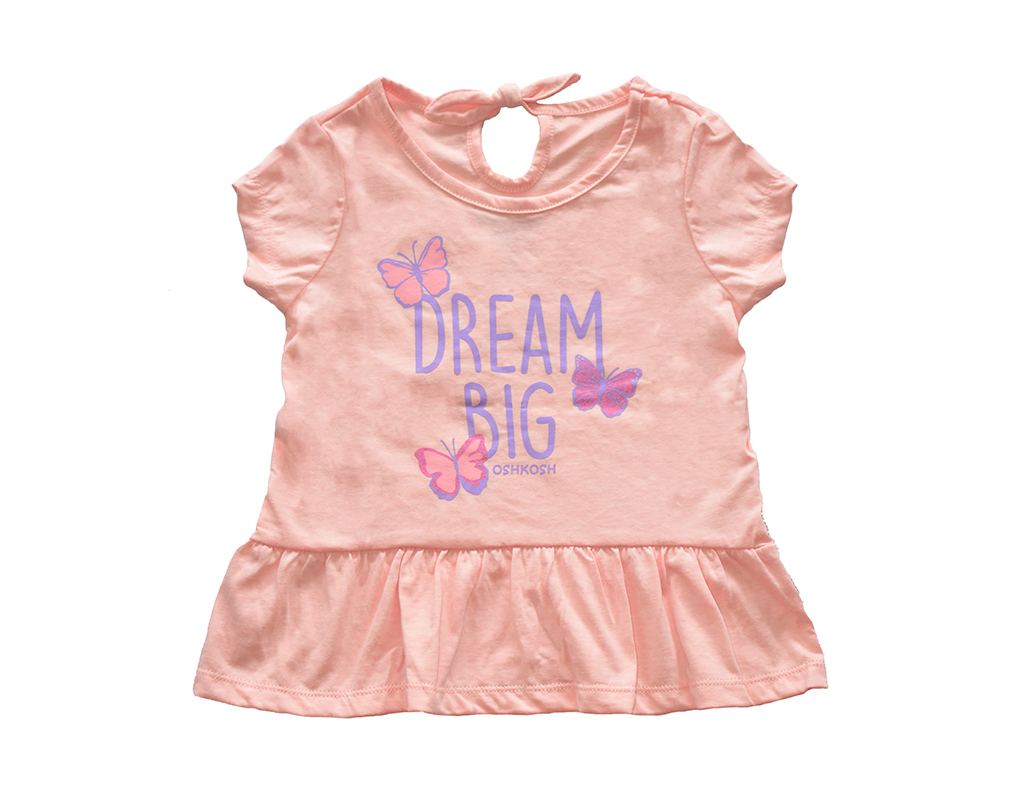 Toddler Girl Dream Big Bow Back Tee - Cinderella