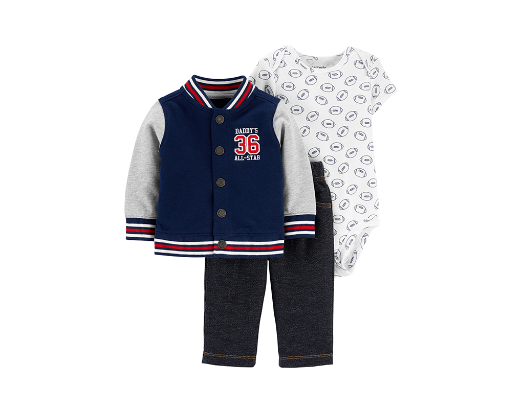 Carter's Baby Boy 3-Piece Varsity Little Jacket Set - Cinderella