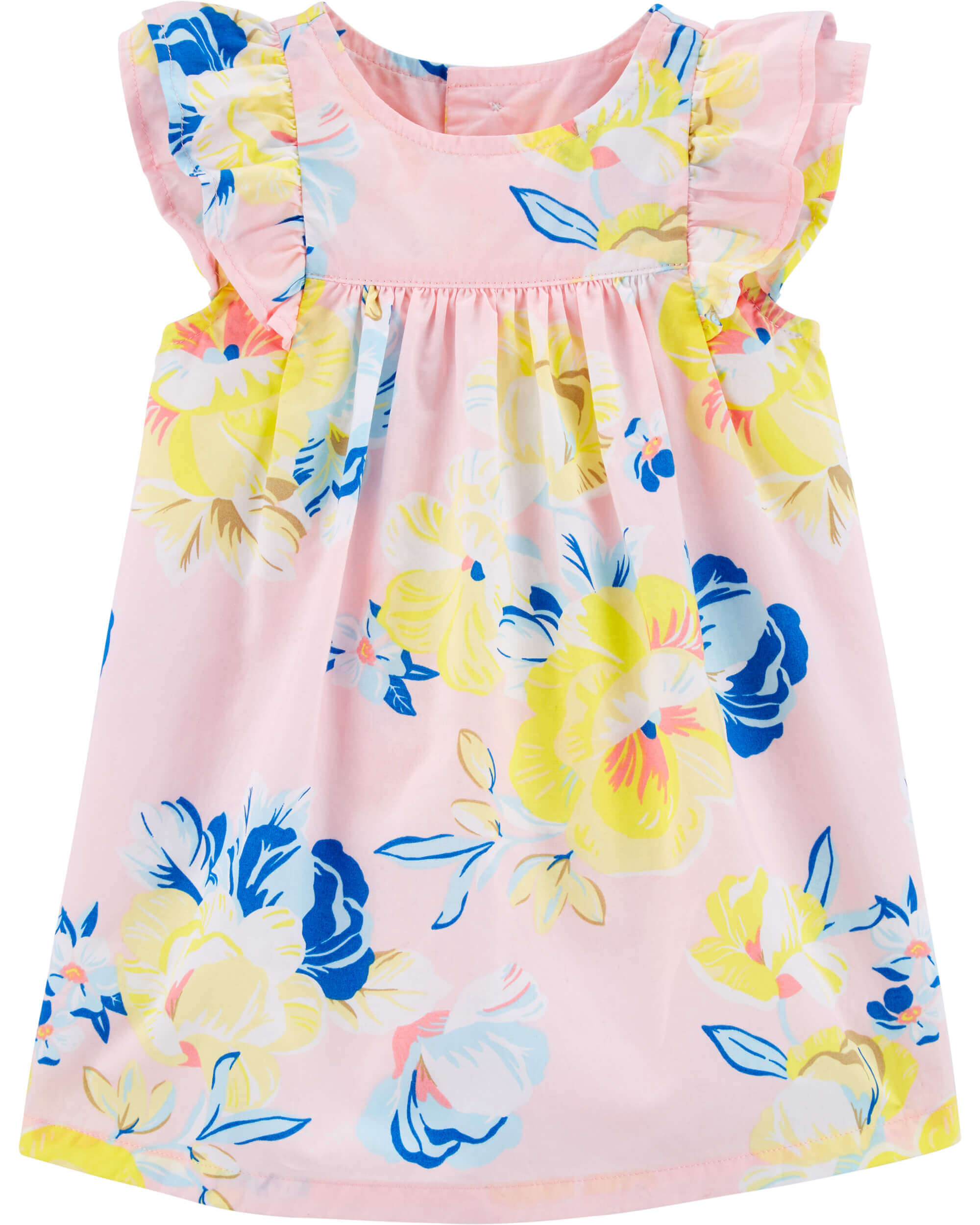 Carter's Baby Girl Floral Flutter Dress - Cinderella
